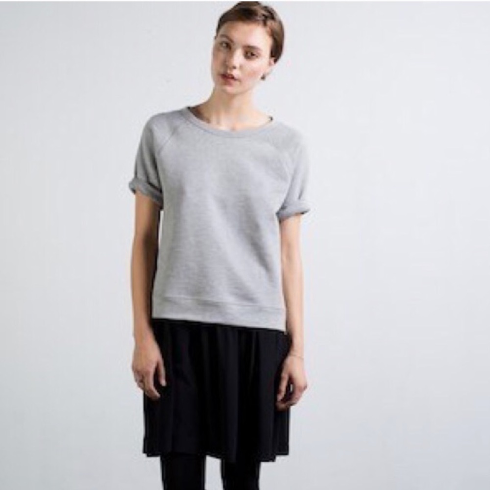 Everlane short sleeve sweatshirt